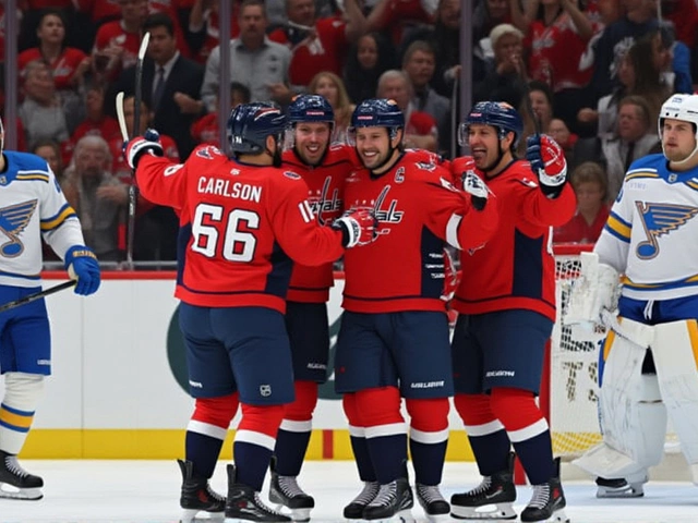 Ovechkin Hits 900 Goals, Binnington Tries to Steal Puck in Historic NHL Moment